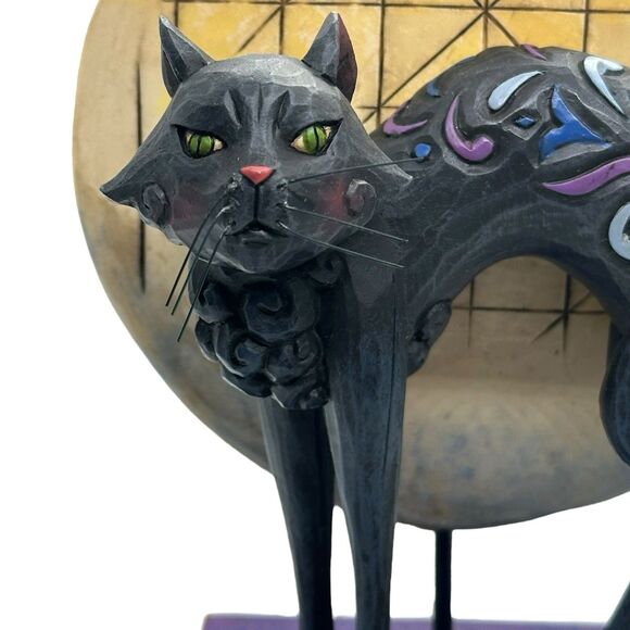 Jim Shore BAD LUCK Black Cat Halloween Figurine 4011059 Enesco Heartwood Creek - Picture 7 of 15